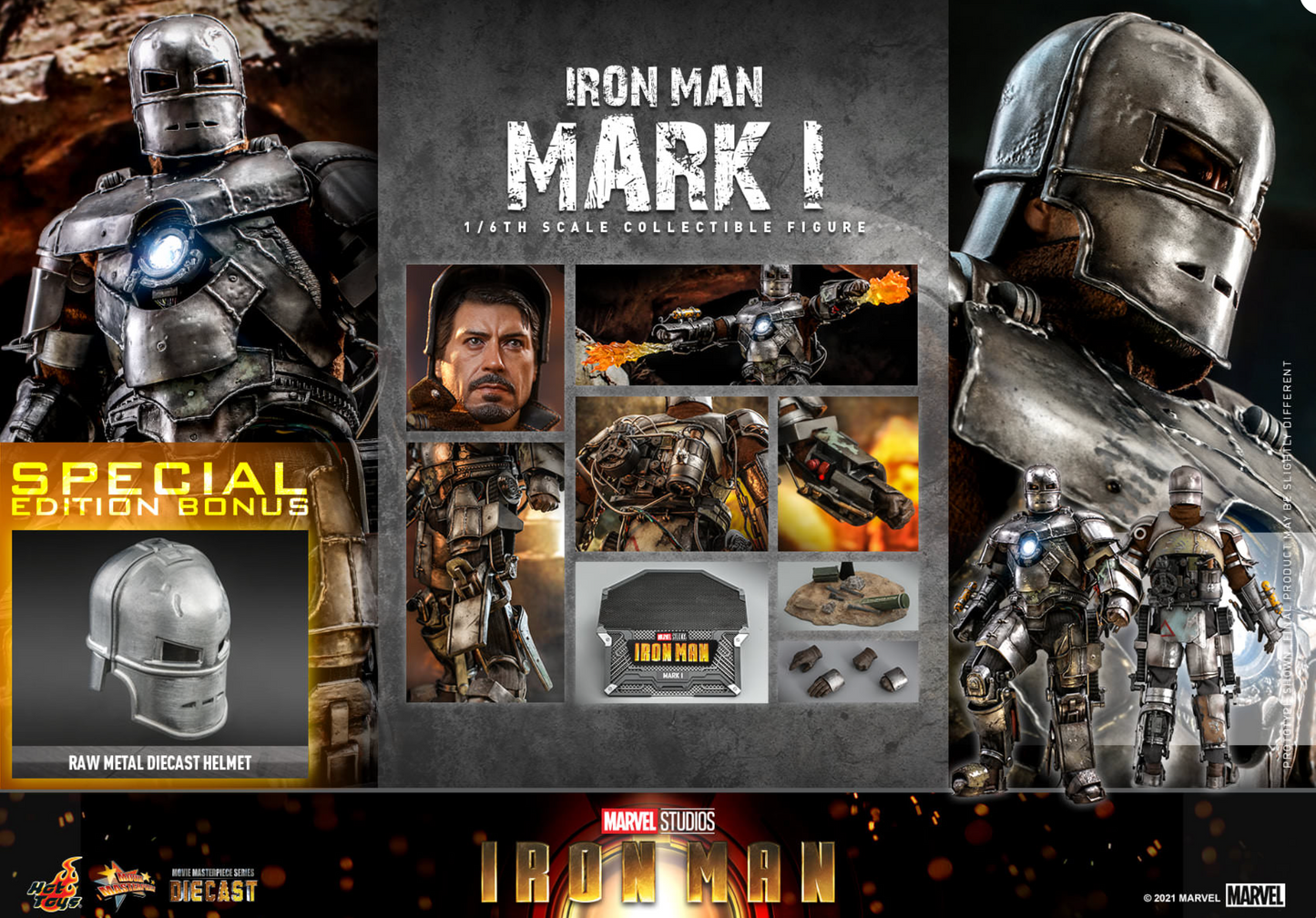 Hot Toys Iron Man - Iron Man Mark I MMS605-D40 Special Eddition