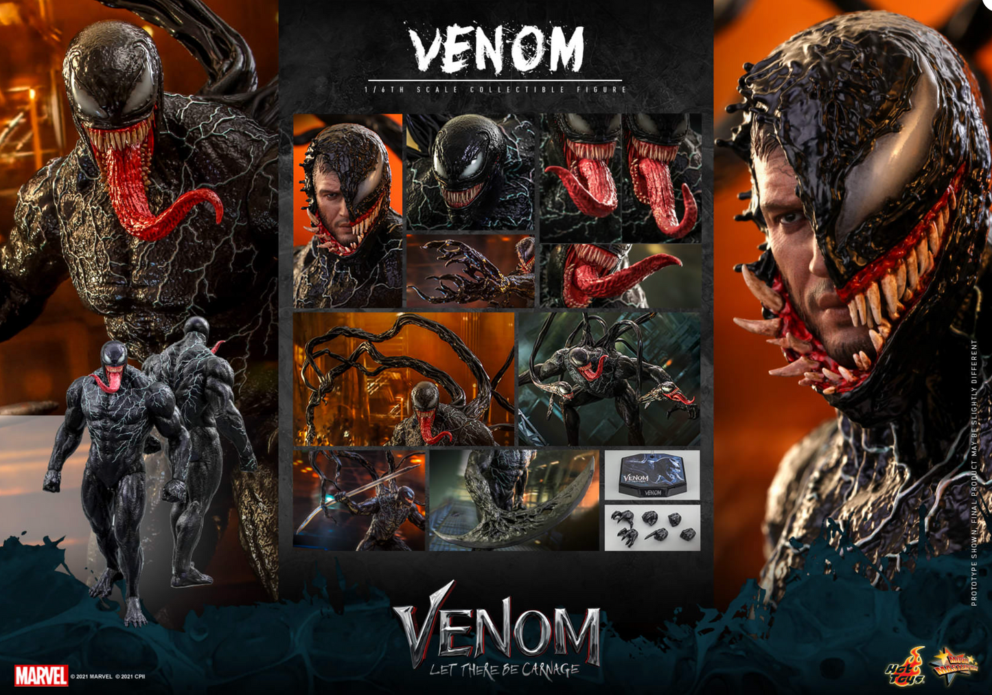 Hot Toys Venom Let There Be Carnage 1:6 Scale Figure MMS626 Eddie Brock New