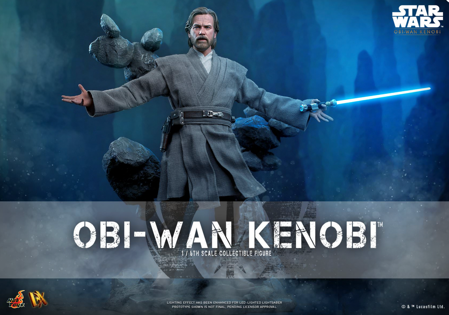 Hot Toys DX26 Star Wars Kenobi Obi Wan Kenobi 1/6 Scale Collectible Figure Regular Edition