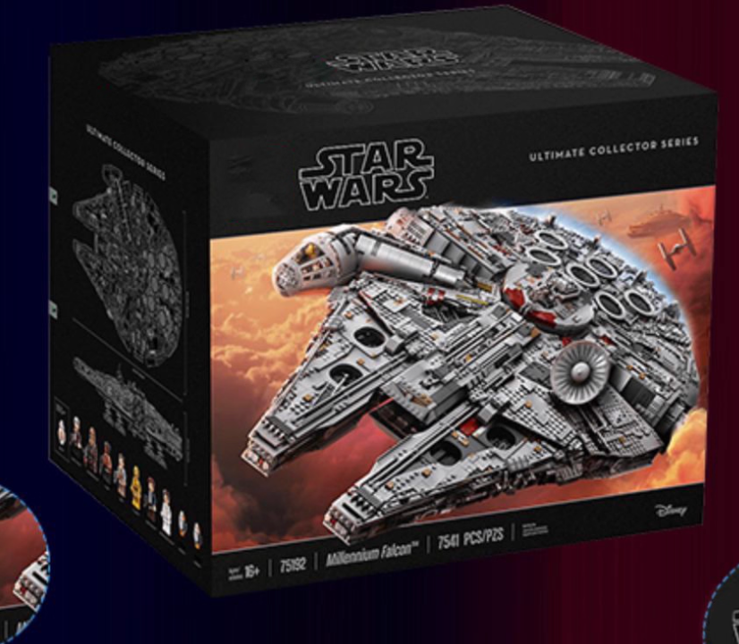 lego 1:1 replica 75192 Star wars millennium falcon building block set - large