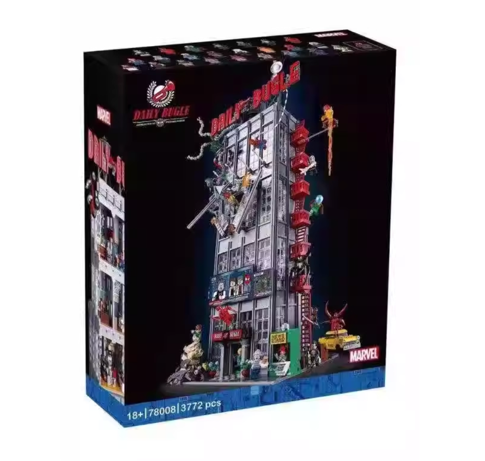 3772 Pc Daily Bugle 76178 Super Heroes Building Bricks Toy Gift Set Lego 1:1 replica