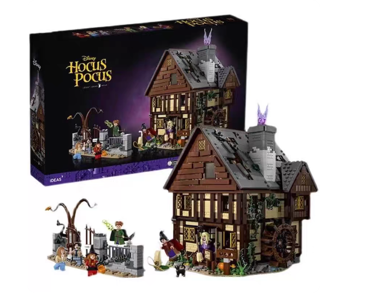 1:1 Hocus Pocus: Sanderson Sisters' Cottage 2316pcs (21341) Unbranded lego replica