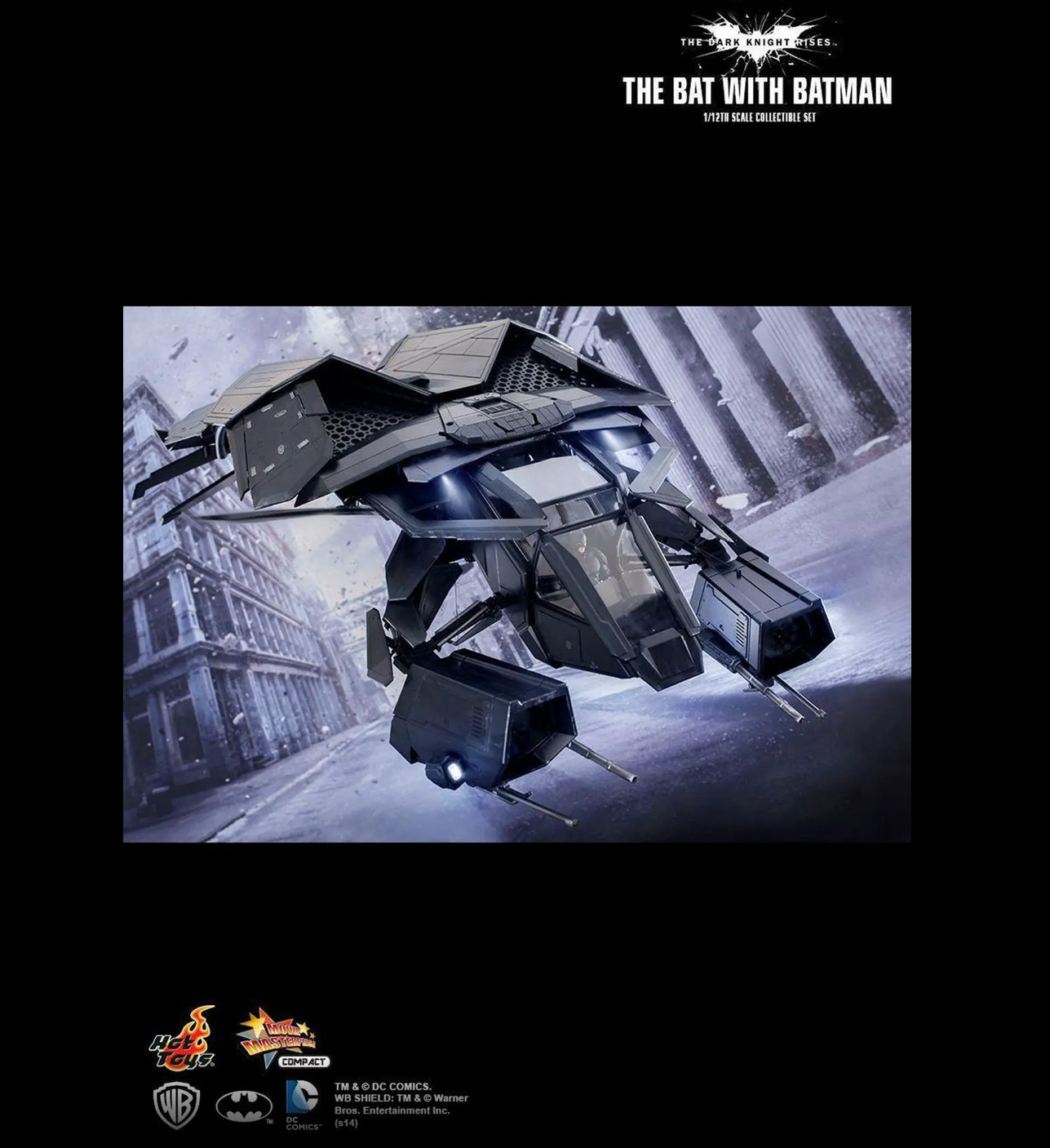 Figure Hot Toys MMSC001 - DC Comics - The Dark Knight Rises - The Bat With Batman