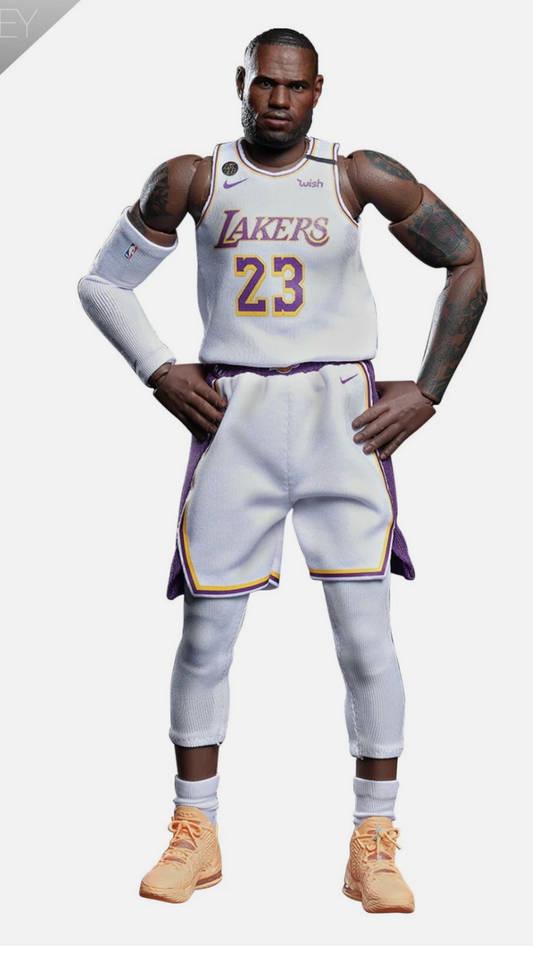LEBRON JAMES ENTERBAY 1/9 MM-1210 UPPER DECK UDA NBA FIGURE INCL.#6 & #23 JERSEY