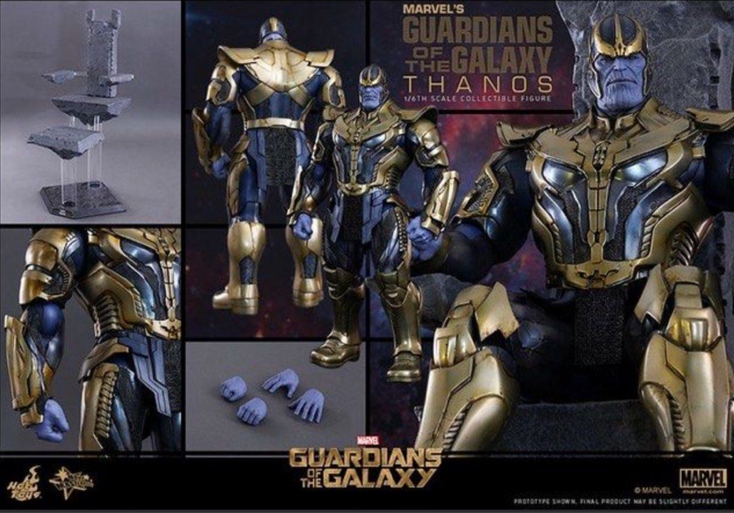 Hot Toys 1/6 Scale Marvel Guardians of the Galaxy Thanos MMS280 (2016)