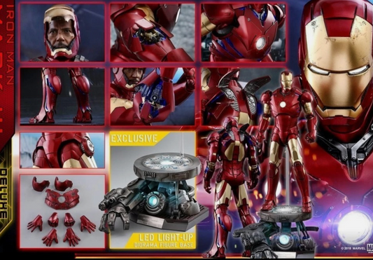 Hot Toys QS012 Iron Man MK3 1/4 Limited Collectible Action Figure deluxe edition