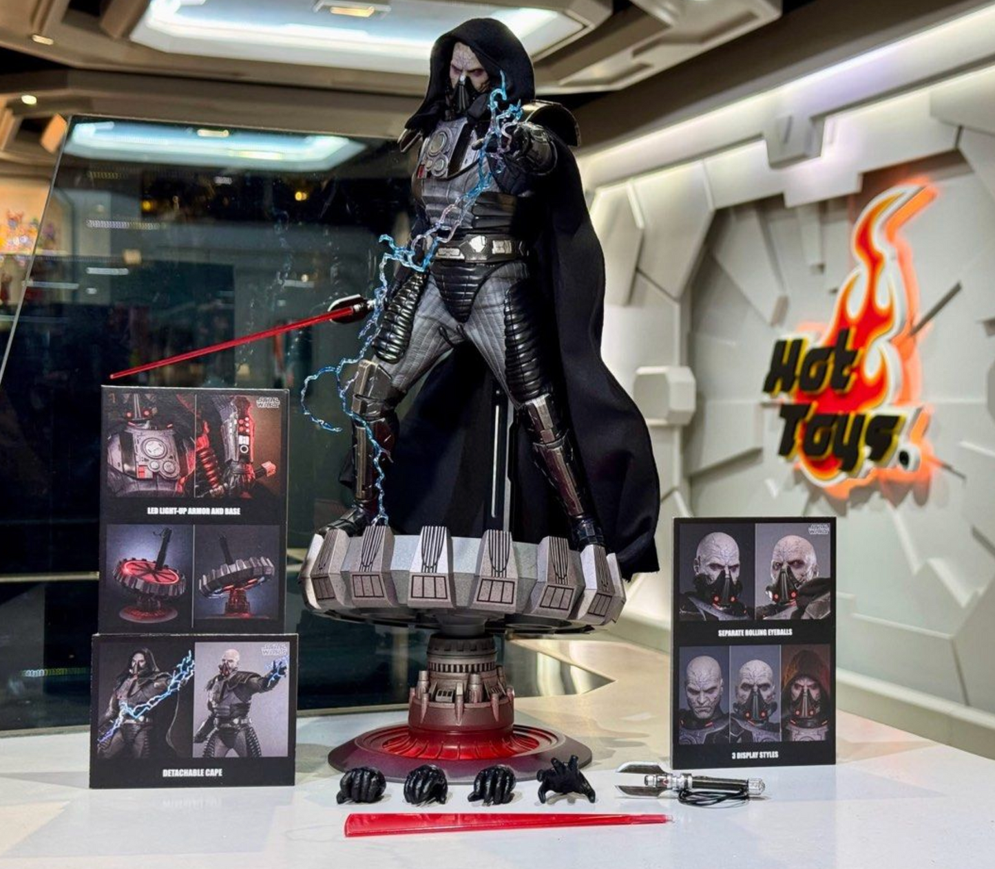 IN STOCK Hot Toys VGM70 Figure Darth Malgus Battle Damaged Ver 1/6 Statue