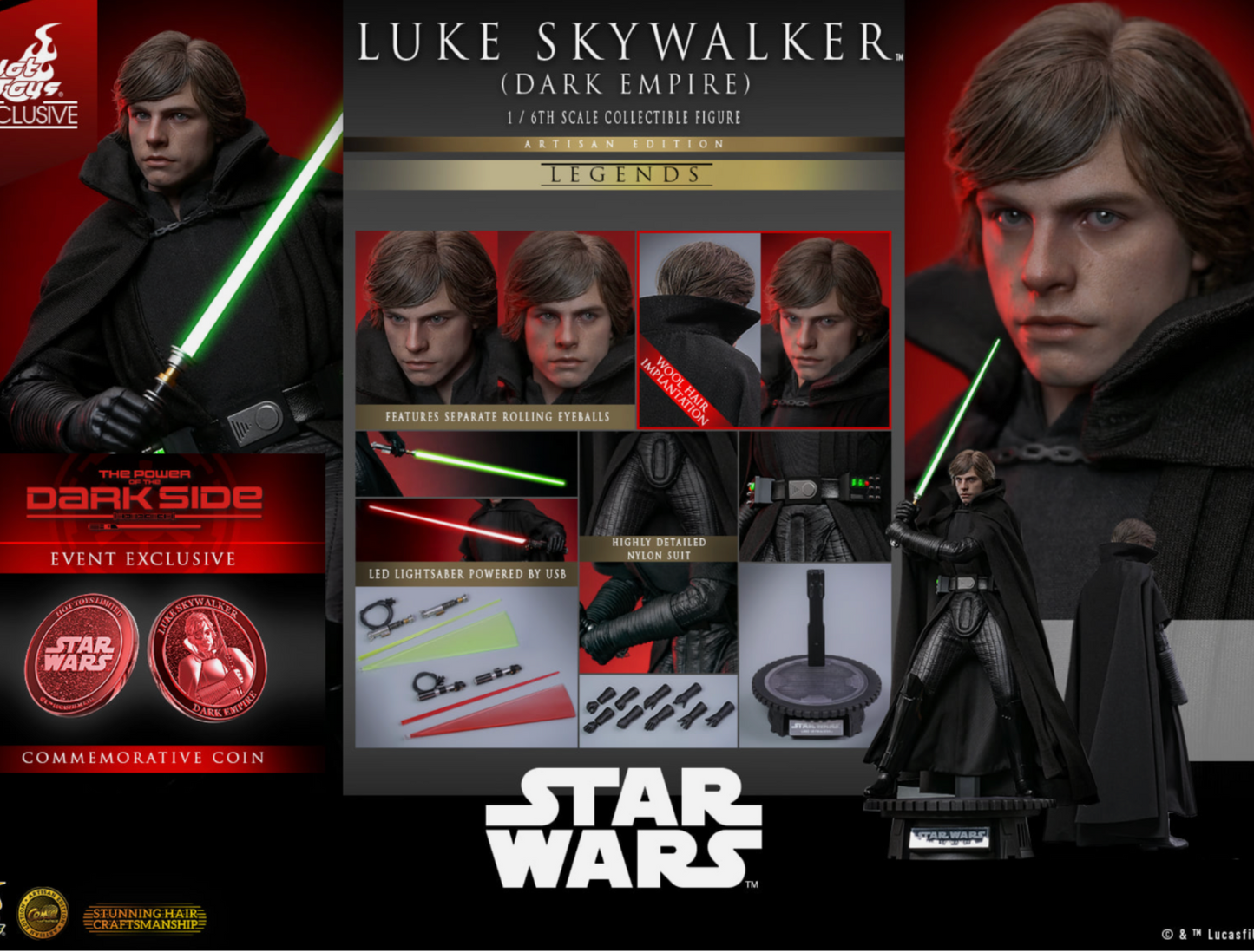 Hot Toys CMS020 AE Star Wars : Dark Empire – Luke Skywalker (Artisan Edition)
