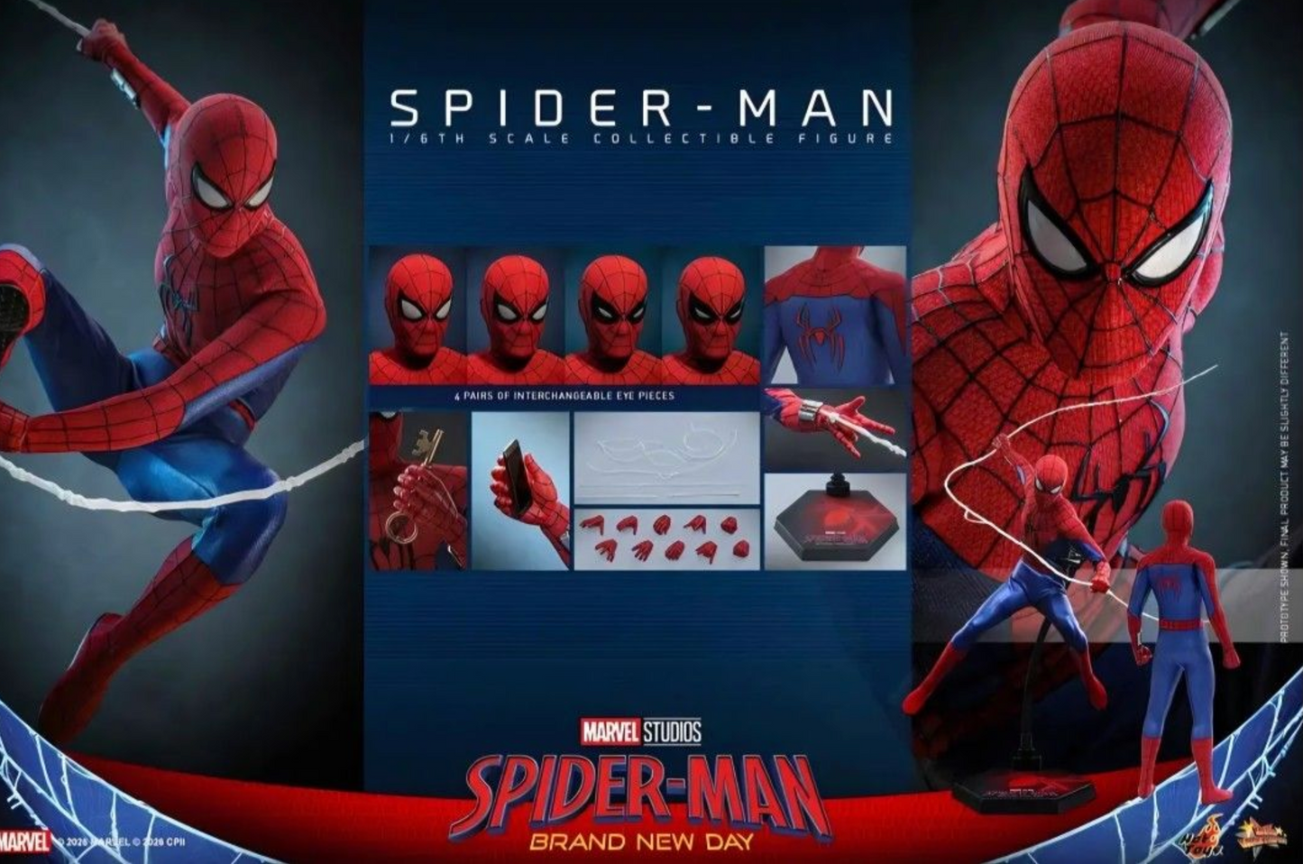 Hot Toys MMS892 Spider-Man: Brand New Day 1/6 Spider-Man