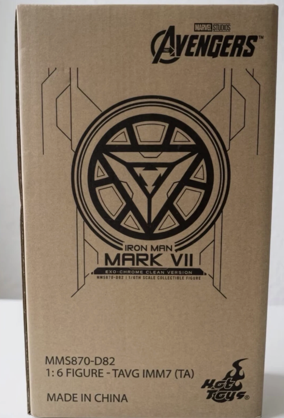 Hot Toys MMS870D82 The Avengers 1/6 Iron Man Mark VII Exo-Chrome Clear Ver