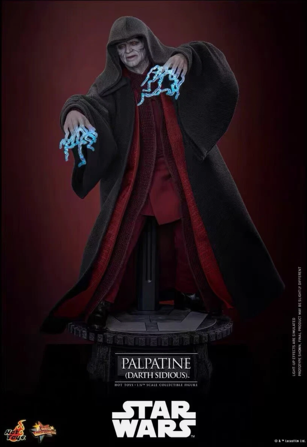 IN STOCK New Hot toys MMS805 STAR WARS EP III REVENGE SITH DARTH SIDIOUS 1/6