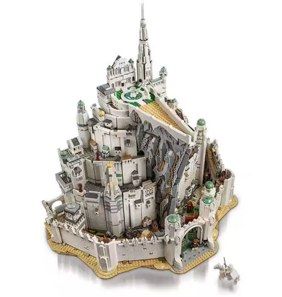 MOC The Lord of the Rings: White City Expansion and Upgrade, 3545 Pieces 11377