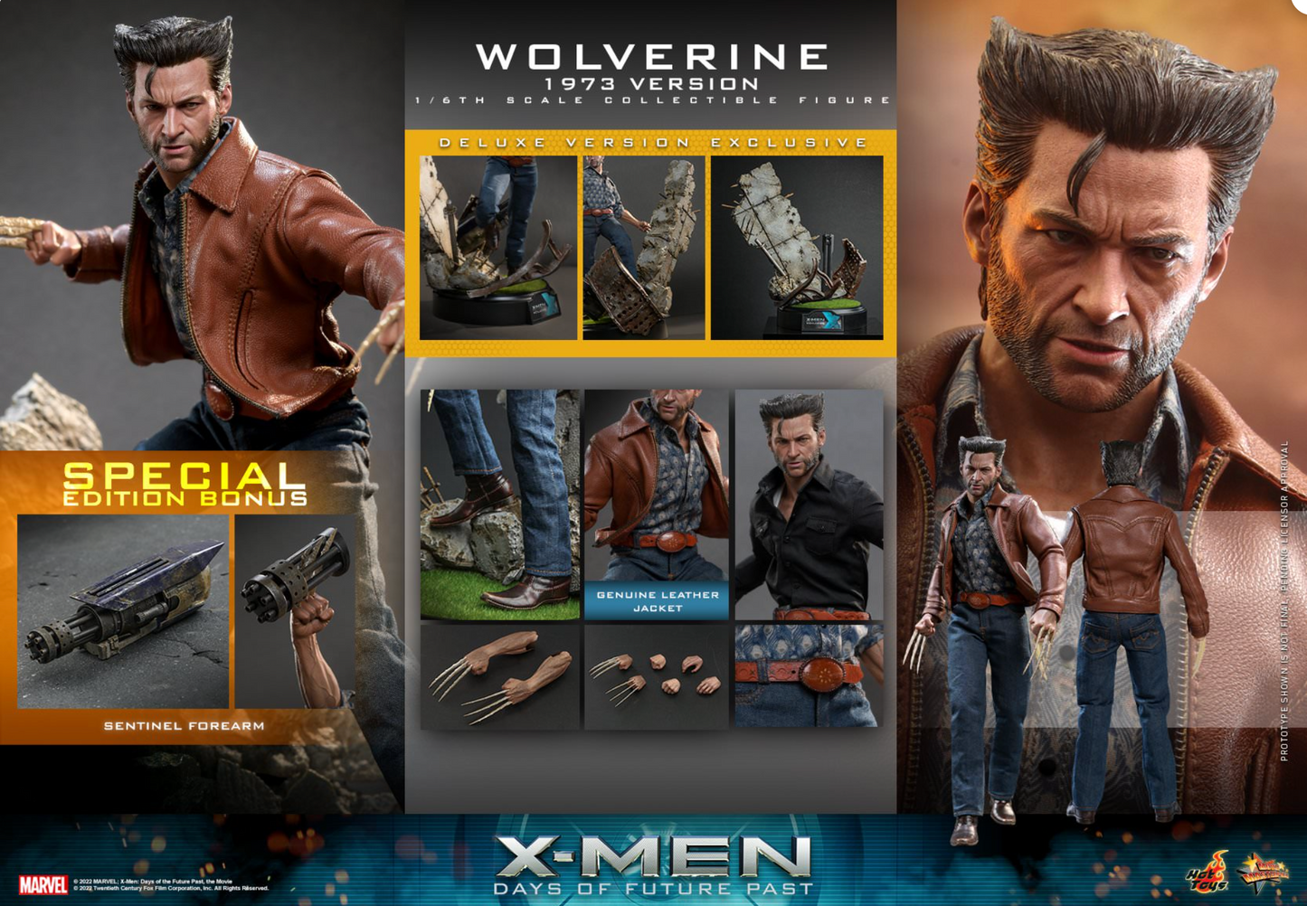 Hot Toys X-Men (D.O.F.P.) Wolverine 1973 Deluxe Version - MMS660 Special