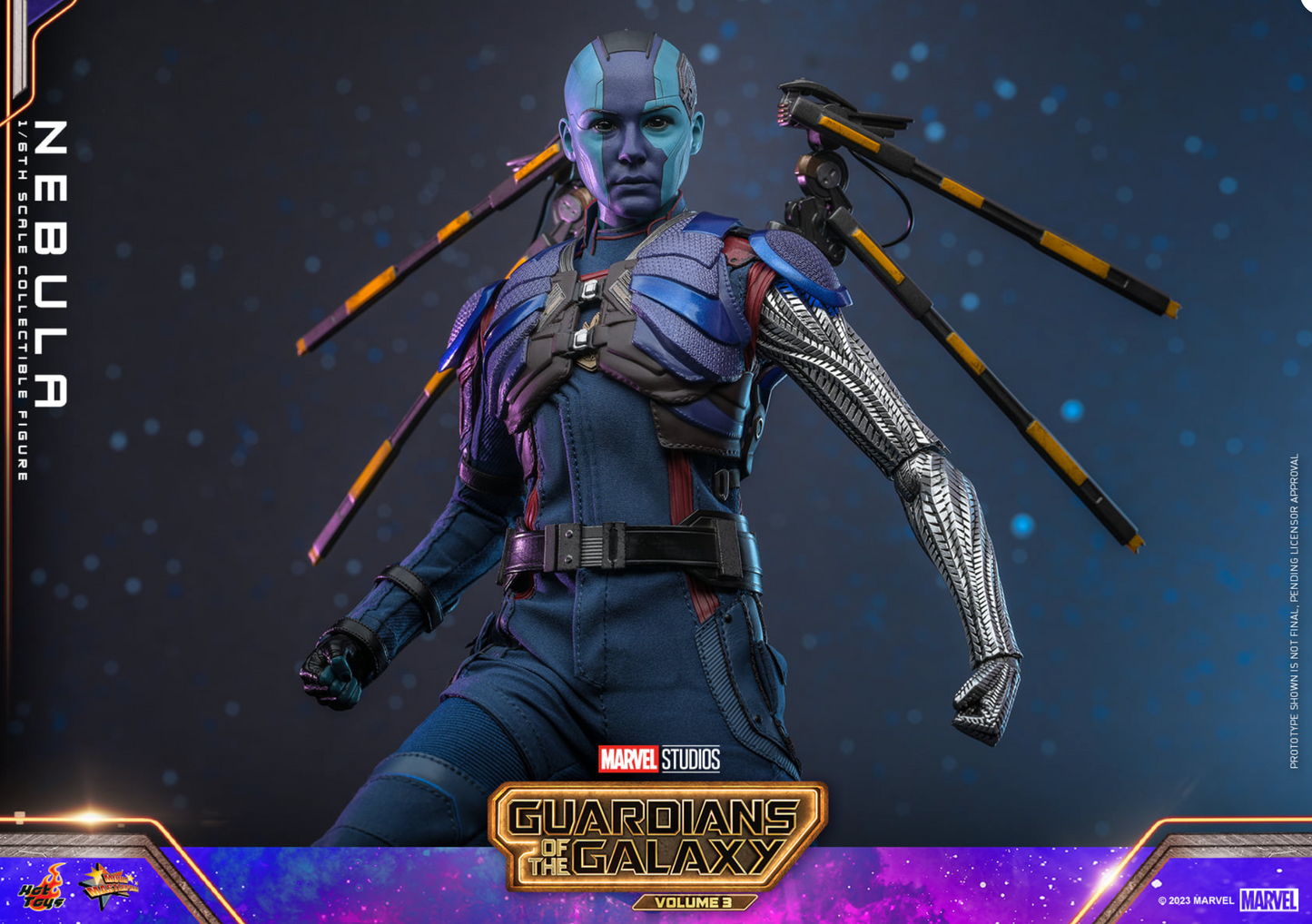 Hot Toys MMS714 Guardians of the Galaxy 3 Nebula 1/6 Figure NEW