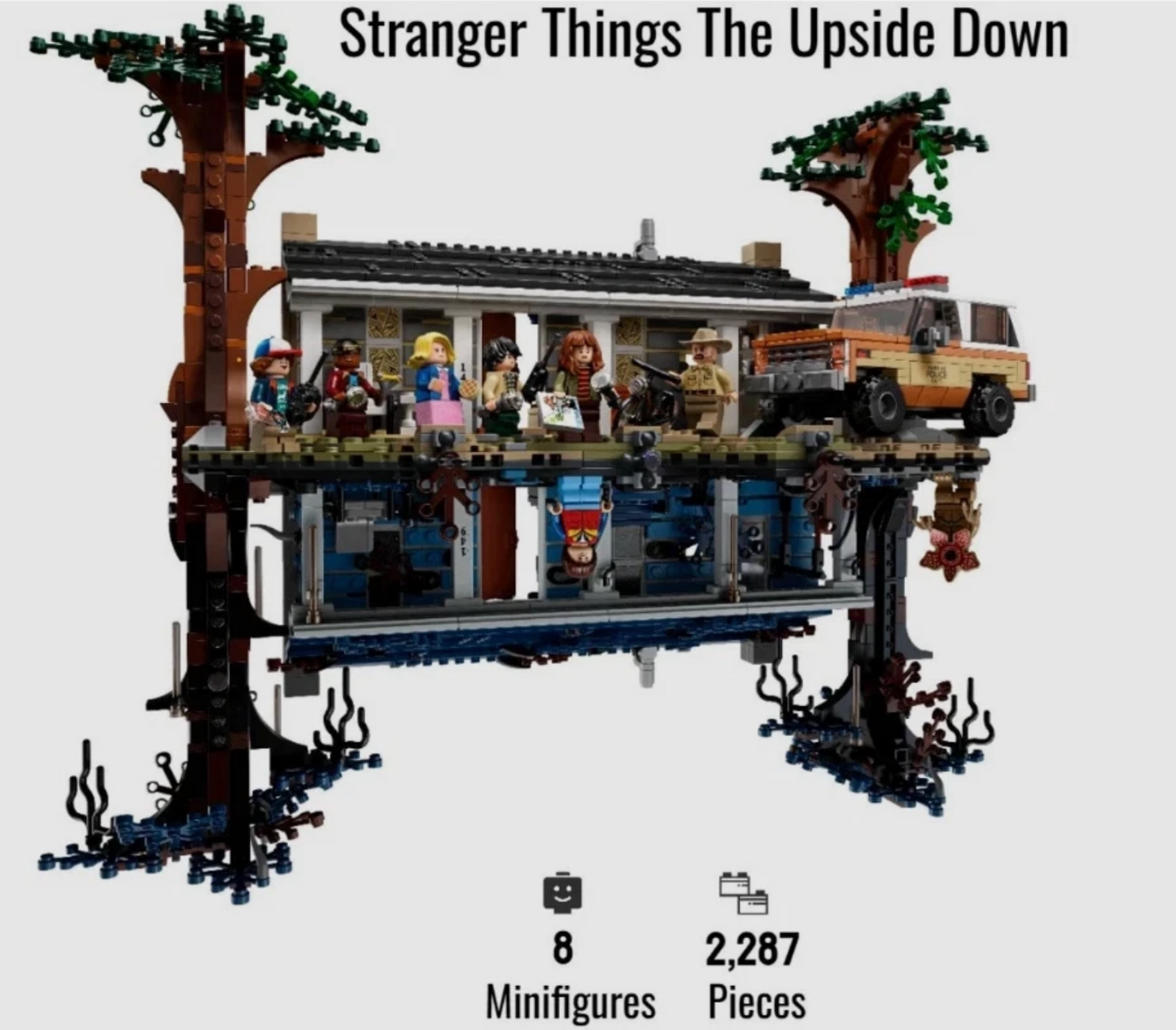 The Upside Down (75810) Diorama scene model MOC Building kit replica