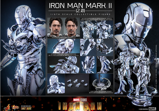 Hot Toys MMS733D59 Ironman 1 Ironman Mark 2 1/6 Scale Collectible Figure