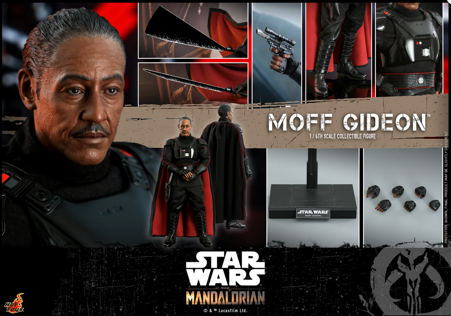 Hot Toys Star Wars The Mandalorian: Moff Gideon TMS029