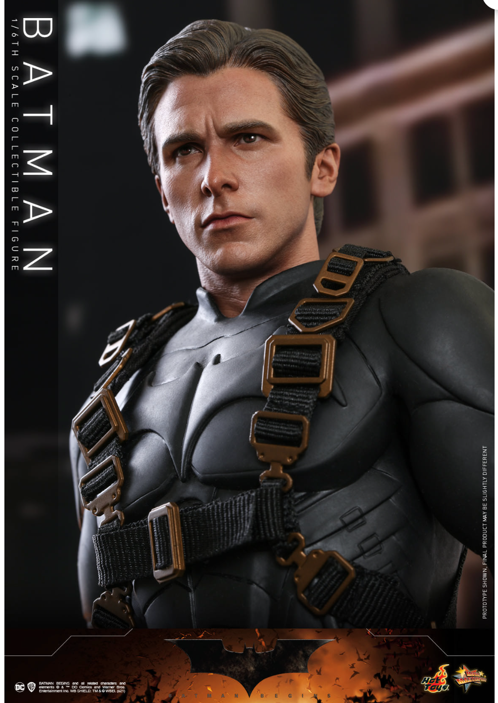 Hot Toys Batman Begins Batman 1/6th Scale Collectible Figure MMS595