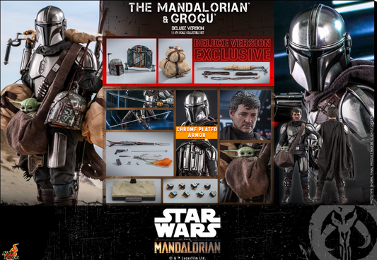 TMS052 TMS053 Hot Toys The Mandalorian 3.0 Deluxe + Swoop Bike