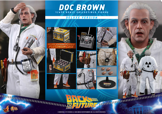 Hot Toys MMS610 BACK TO THE FUTURE 1/6 DOC BROWN (DELUXE VERSION)