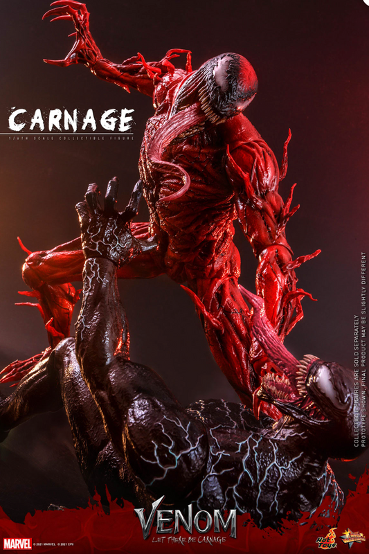 New Hot Toys MMS620 VENOM: LET THERE BE CARNAGE 1/6 CARNAGE Deluxe Ver. Figure