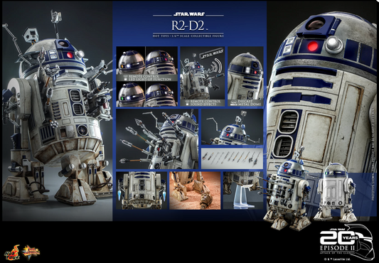 Hot Toys MMS651 Star Wars Attack of the Clones R2D2 1/6 Scale Collectible Figure