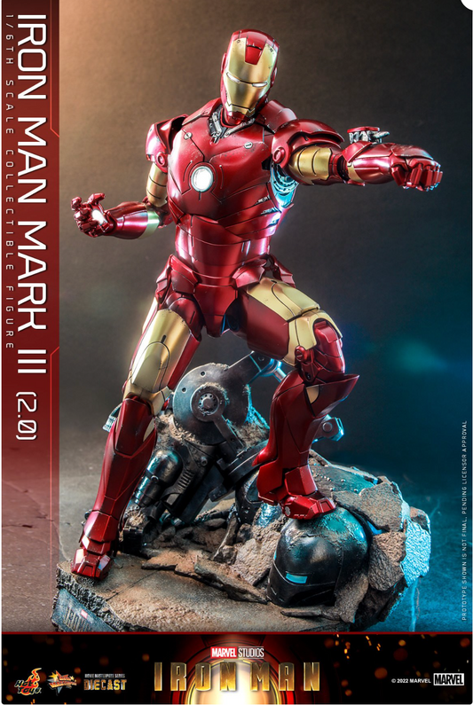 Hot Toys 1/6 Scale MMS664D48 MMS664 Iron Man - Mark III 3 (2.0) (Normal Edition) Action Figure NEW