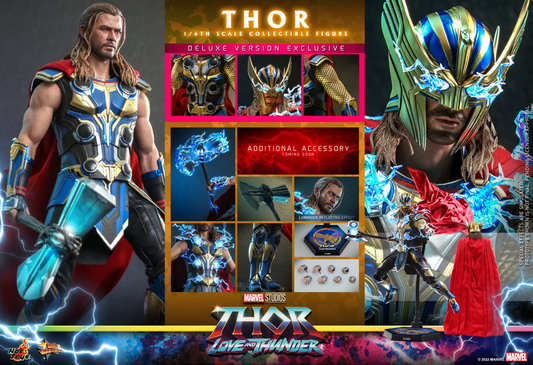Hot Toys MMS656 Thor 4 Love and Thunder Thor Deluxe Version 1/6 Figure NEW
