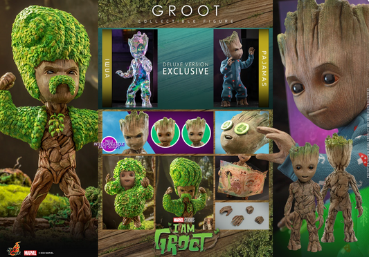 Hot Toys TMS089 I am Groot - Groot (Deluxe Version) Life-Size 1/1 Figure NEW