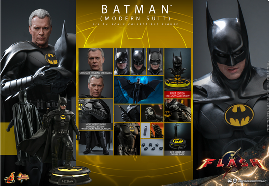 Hot Toys MMS712 The Flash Batman (Modern Suit) 1/6 Action Figure NEW