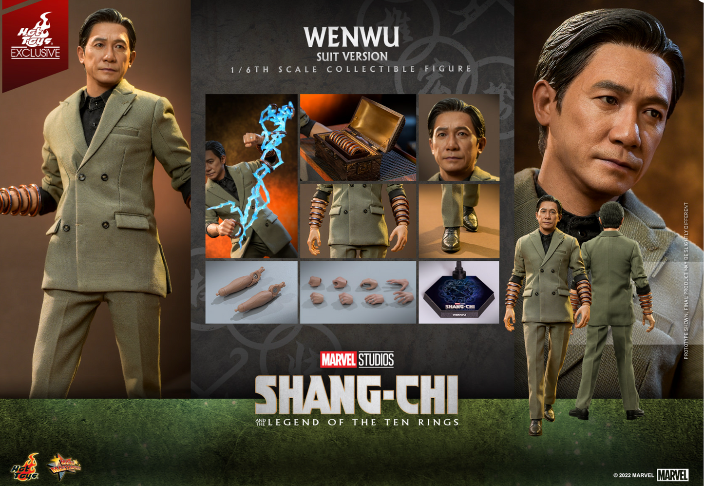 Hot Toys MMS670 SHANG-CHI AND THE LEGEND OF THE TEN RINGS 1/6 WENWU SUIT Ver
