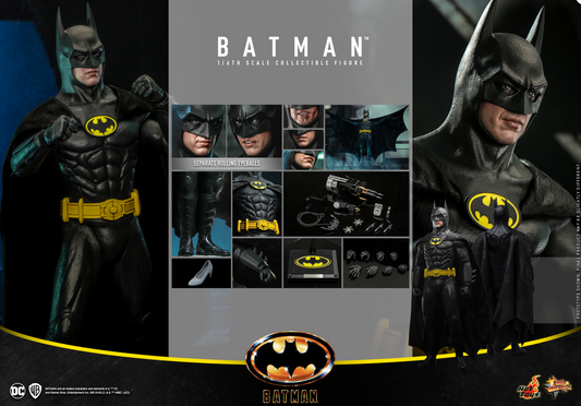 Hot Toys MMS692 BATMAN (1989) BATMAN 1/6 Action Figure Model Toy New IN STOCK！