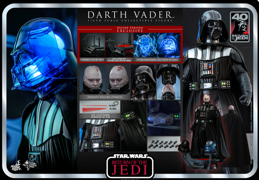Hot Toys MMS700 Star Wars Return of the Jedi Darth Vader Deluxe 1:6 Figure