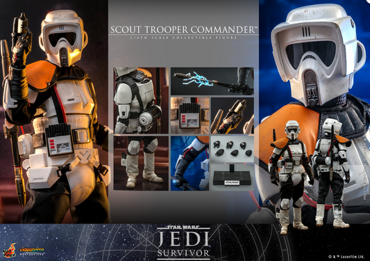 Hot Toys Star Wars Scout Trooper Commander 1:6 Scale Figure VGM53 Jedi Survivor