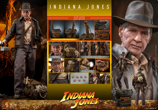New Hot Toys MMS717 1/6 Indiana Jones the Dial of Destiny Deluxe Version