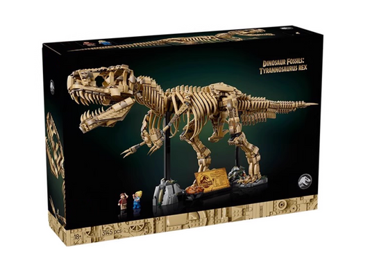 Replica 76968 1:1 lego Building block dinosaur fossil tyrannosaurus rex toy jurassic series