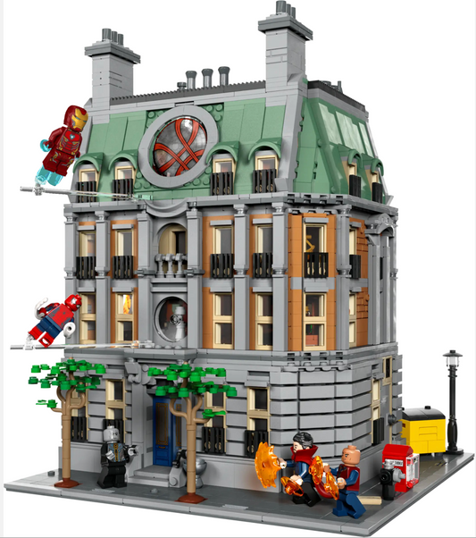 1:1 REPLICA lego Unbuilt Marvel Sanctum Sanctorum 76218 Moc 2708pcs 9 Figures,Stickers and Manua