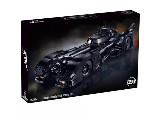 MOC Lego Superhero : 1989 Batmobile（ 3306）With 1869 Pcs. Generic Brick 1:1 replica
