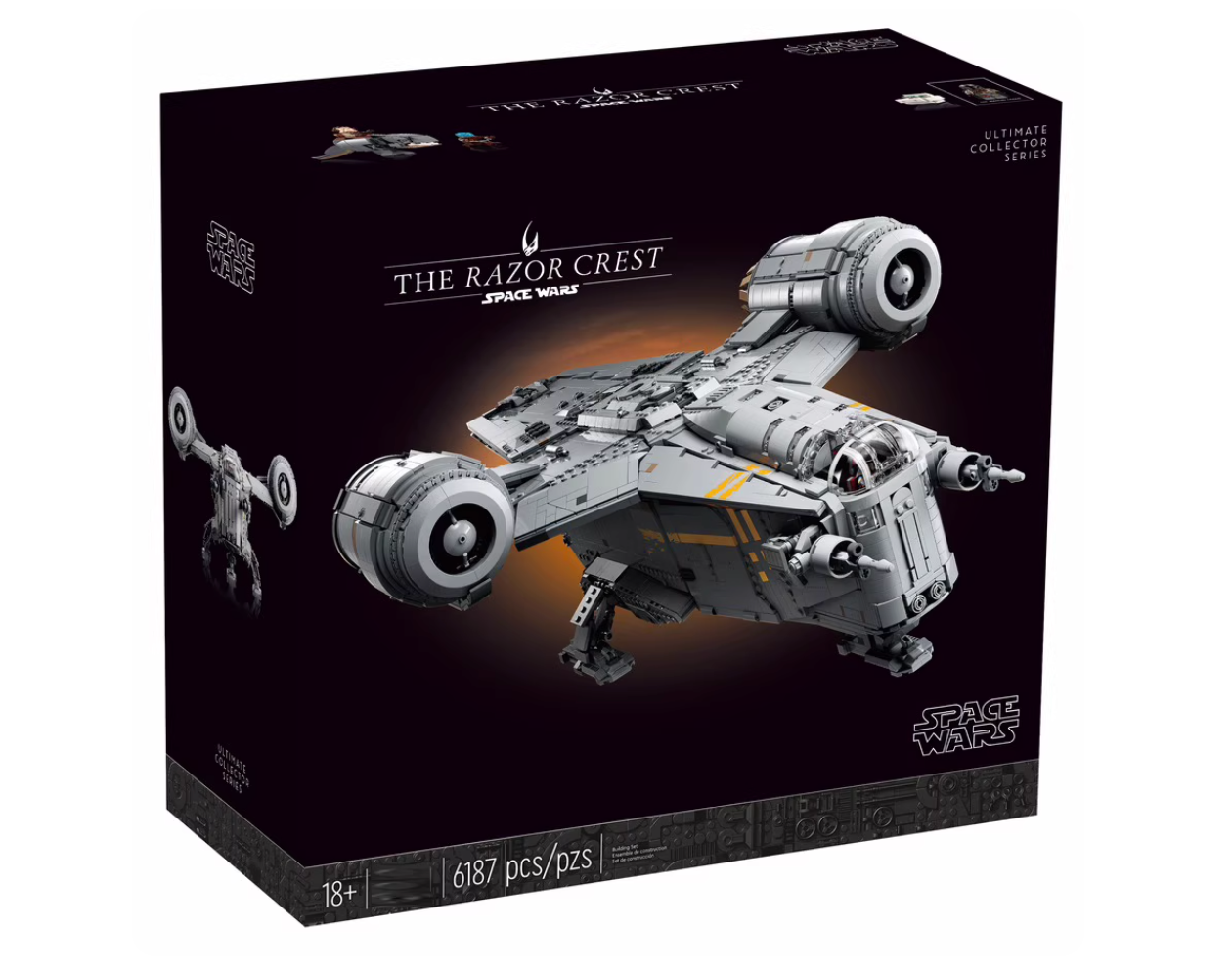 *NEW* UNBRANDED MOC 75331 The Razor Crest Star Wars Building Blocks 6187pcs 1:1 replica Lego