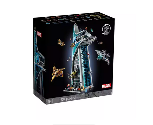 1:1 replica Lego Avengers Tower 76269 Marvel Building Block Toy Brick Set Gift with light set