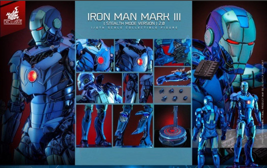 Hot toys MMS814D71 Iron Man - 1/6 Diecast Mark III (Stealth Mode Version )2.0
