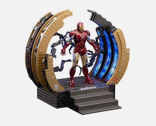 ZD Toys Iron Man Suit-Up Gantry Mark VI Avengers 1/10 Scale Marvel Gift