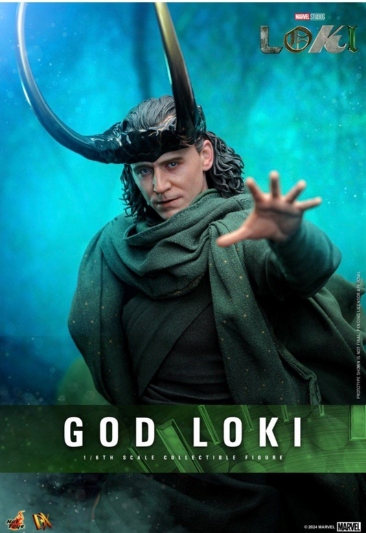 Hot Toys 1/6 DX40 God Loki Sculpted Hair