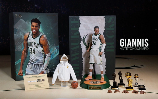 ENTERBAY 1/6 Real Masterpiece Giannis Antetokounmpo Bucks Figure China EDITION RM-1088