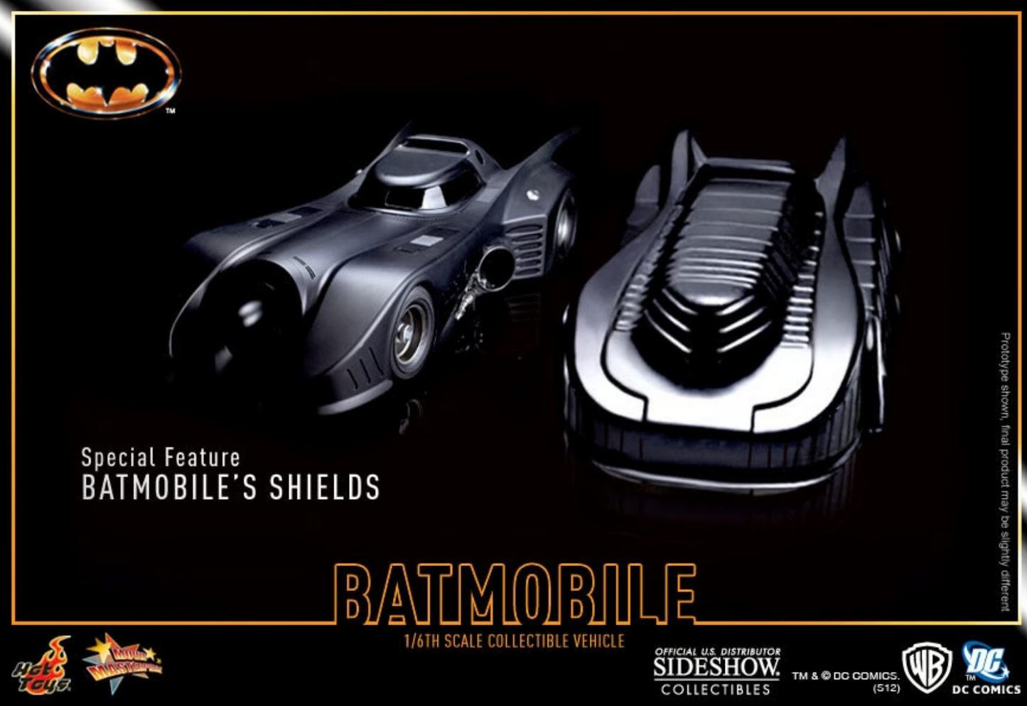 Hot Toys 1/6 MMS170 Batman Batmobile 1989 Vehicle MMS170