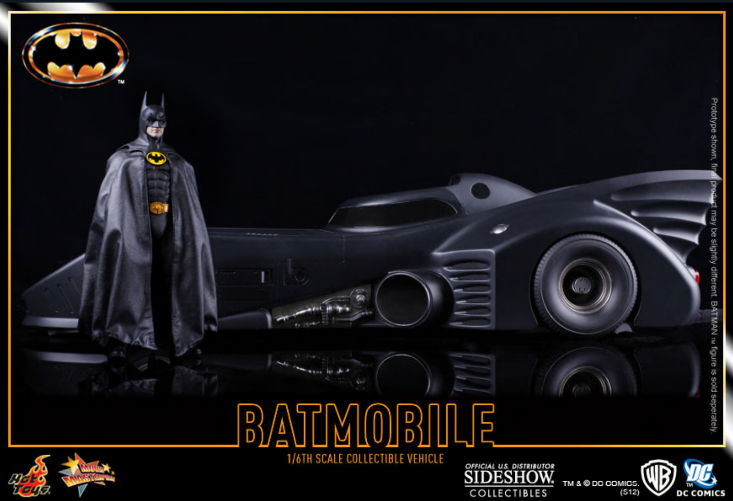 Hot Toys 1/6 MMS170 Batman Batmobile 1989 Vehicle MMS170