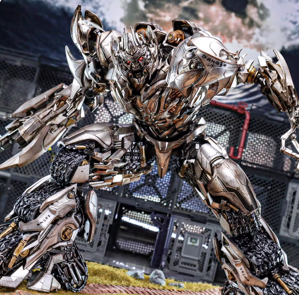 ME005 Oversized KO For ThreeZero DLX Megatron Transformers ROTF Die-cast Figure