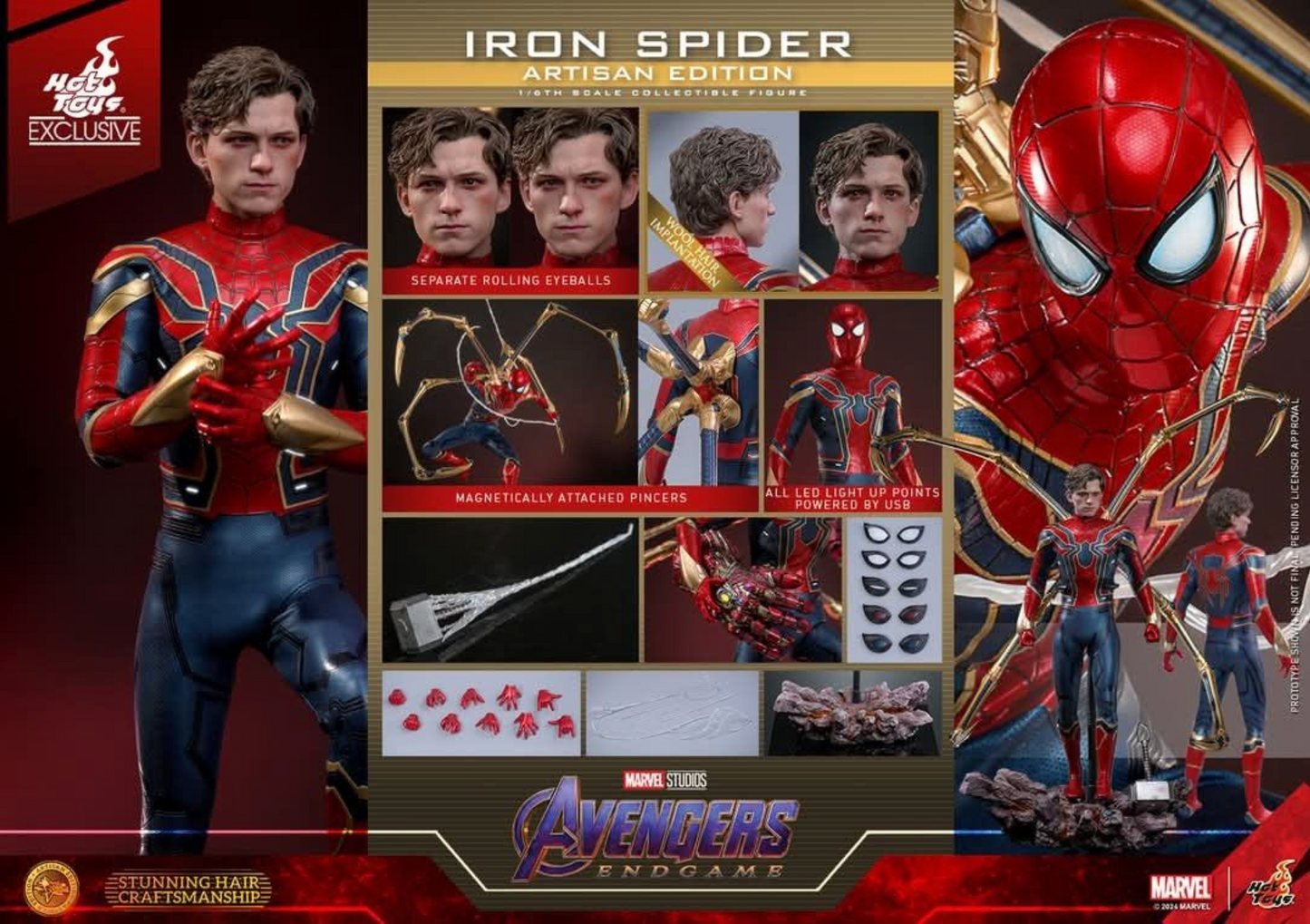 Hot Toys MMS762 - Marvel Comics - Avenger Endgame - Iron Spider Artisan