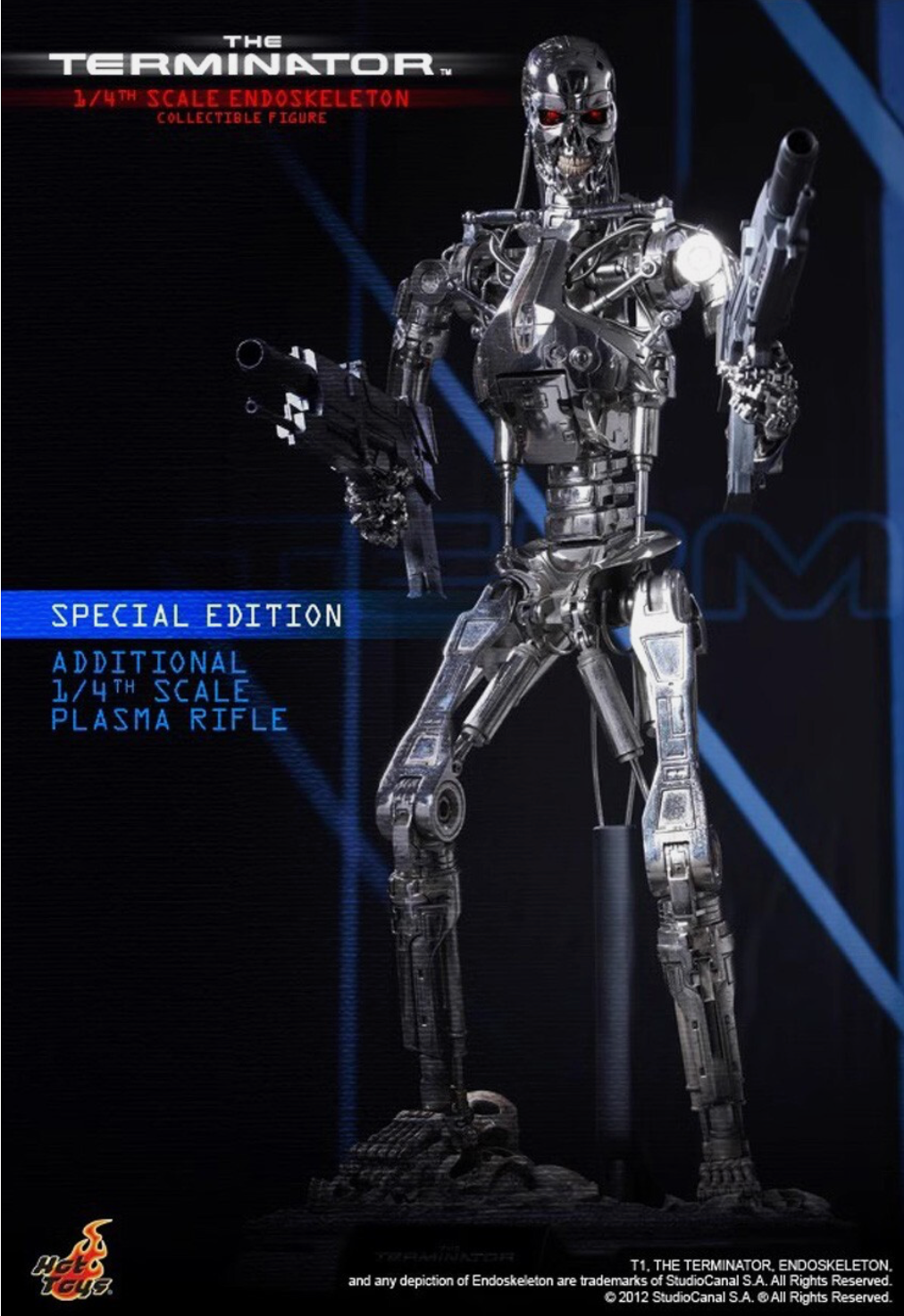 Hot Toys 1/4 QS002 Terminator 2 T800 Endoskeleton VIP Special Edition