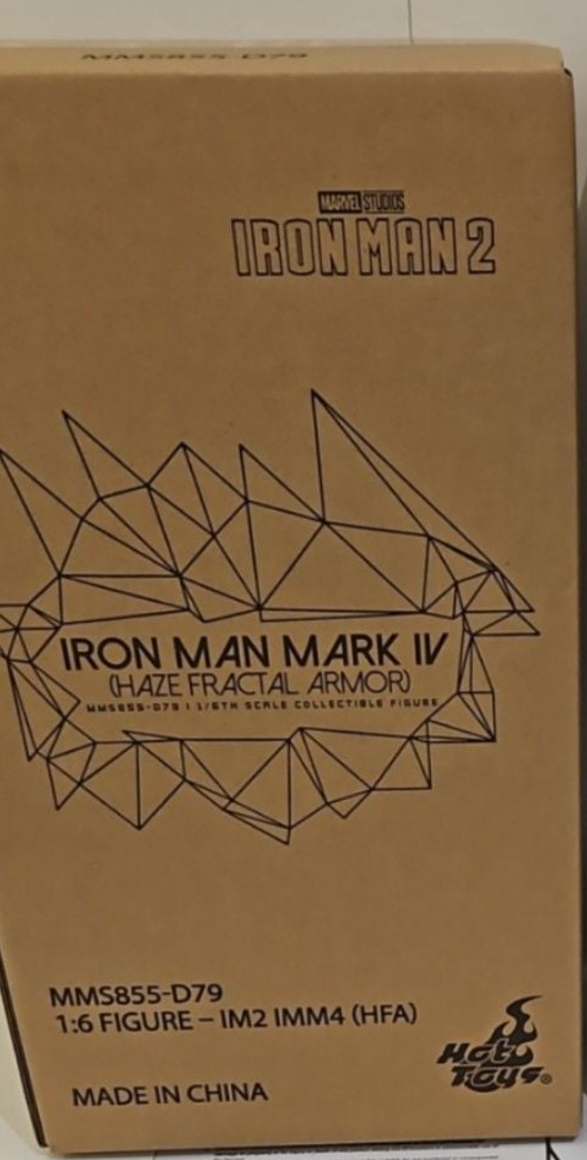 IN STOCK New Hot Toys MMS855D79 Iron Man Mark 4 HAZE FRACTAL ARMOR Color Ver